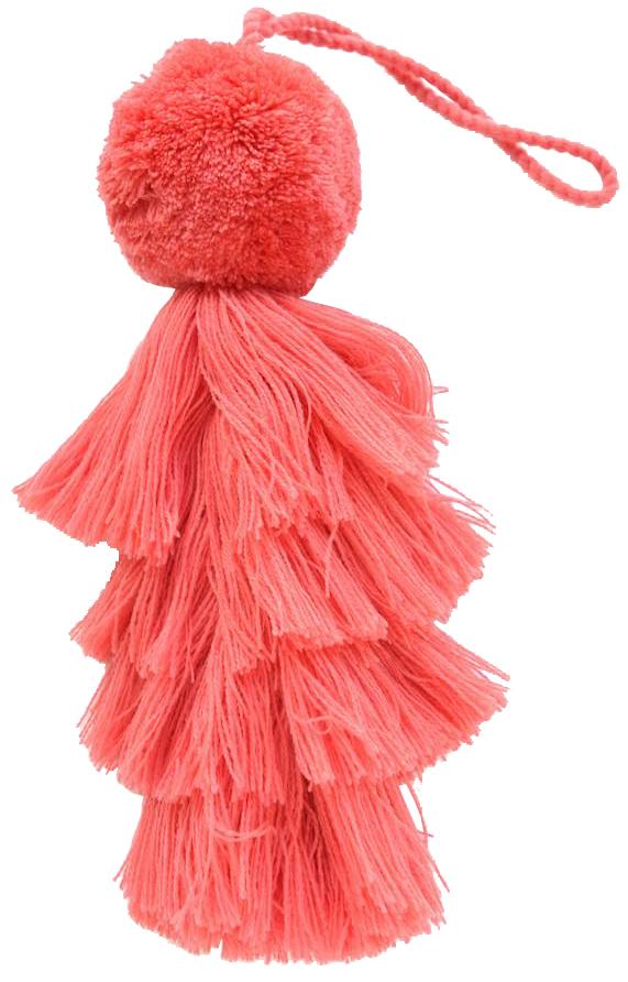 Coral Tassel