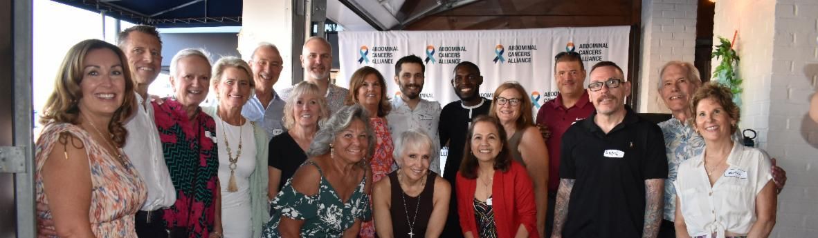 Abdominal cancer survivors and HIPEC patients gathered to celebrate survival.