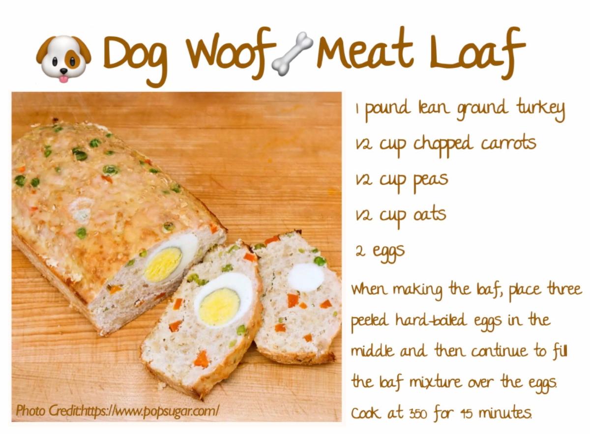 Dog woof meat loaf