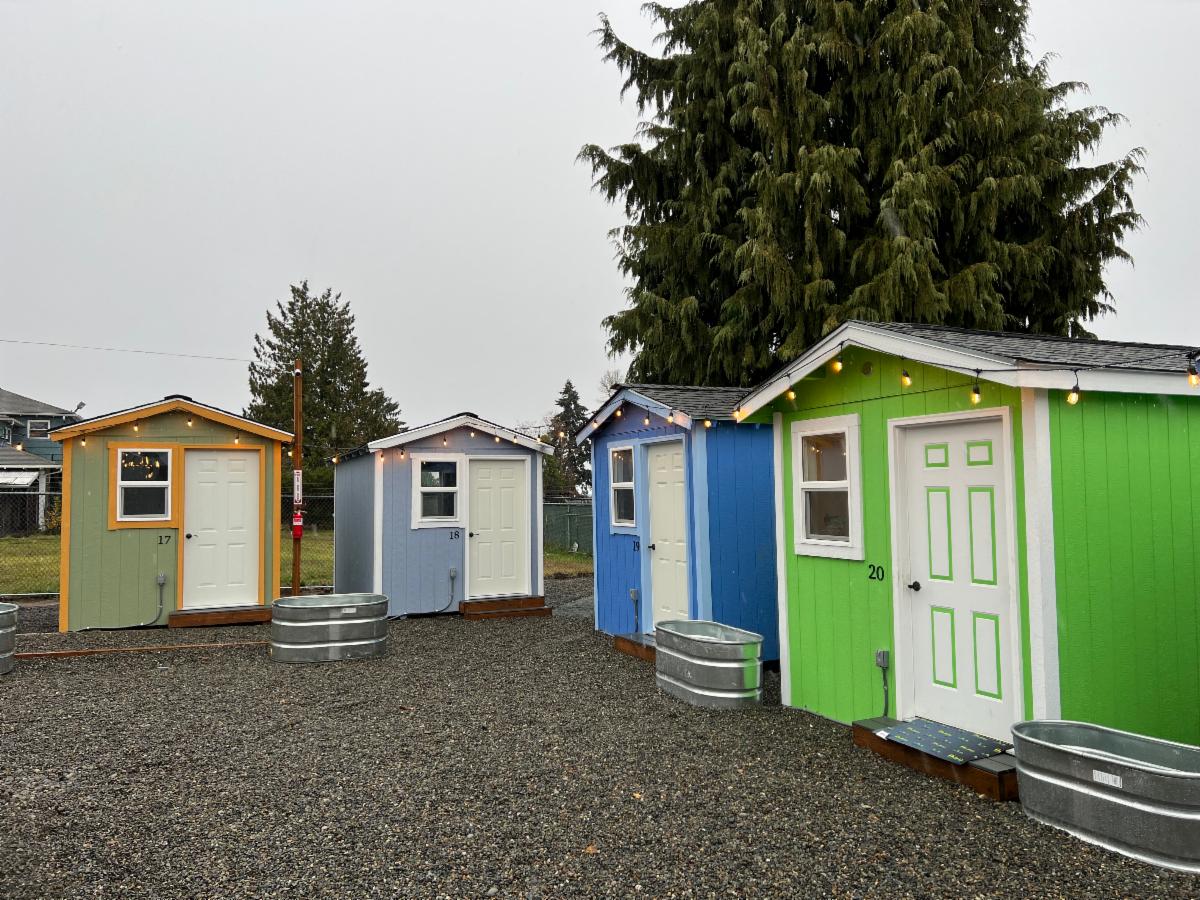 New Riverton Park Village opens! Tulalip Tribes' TERO grads build tiny