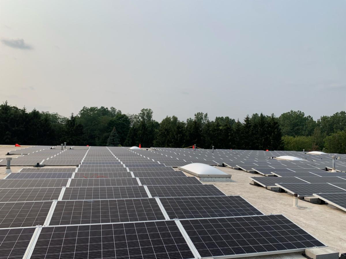 Absolute Solar Meridian Service Center Solar Project 2021 _Roof Level View_ .JPG