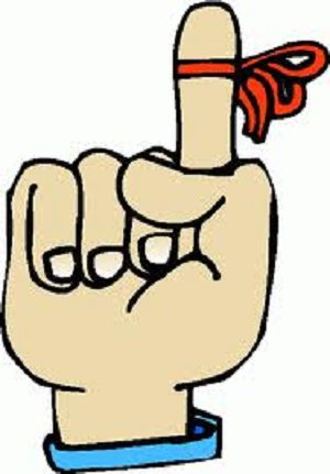 string around finger