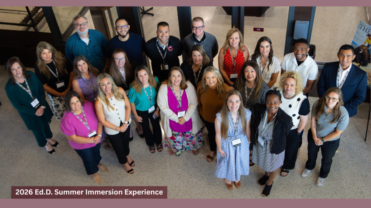 Ed.D. Immersion Cohort Group Photo