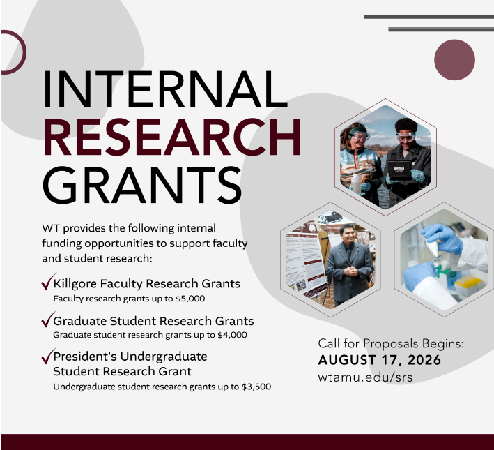 Graduate School. Internal Research Grant Flyer