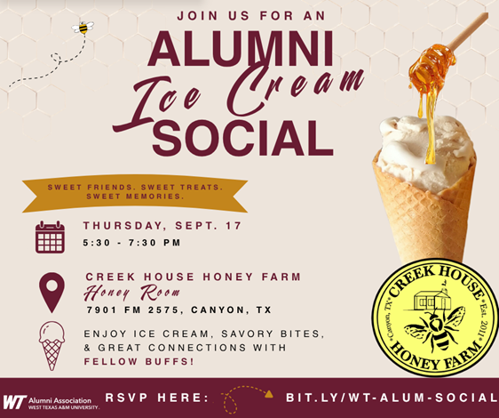 Alumni Ice Cream Social Flyer
