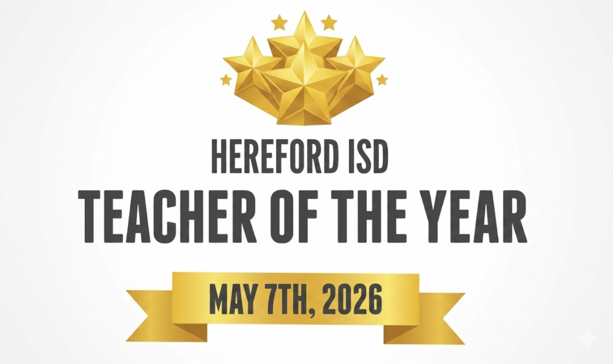 Hereford ISD Teacher of the Year Graphic