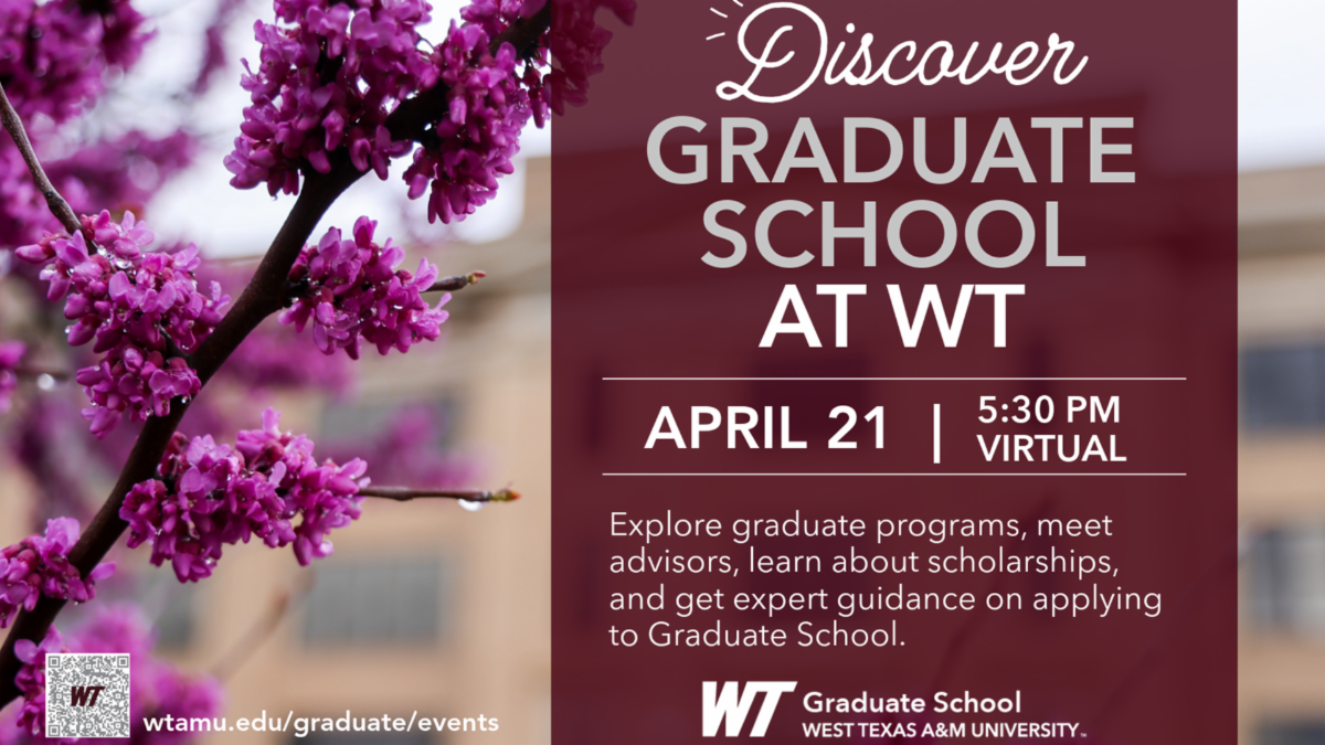 Discover Graduate School Event Flyer