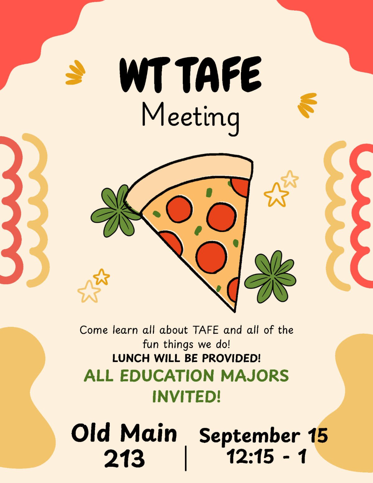 TAFE Meeting Flyer