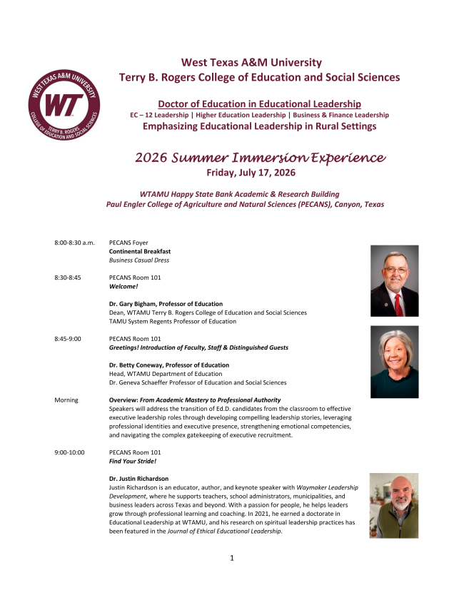 2026 Ed.D. 2026 Immersion Program Cover Page