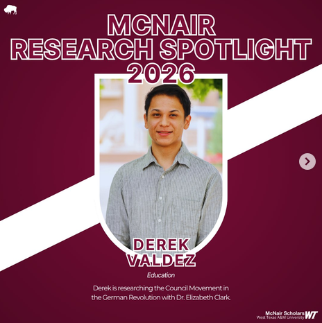 McNair Scholar Valdez Photo
