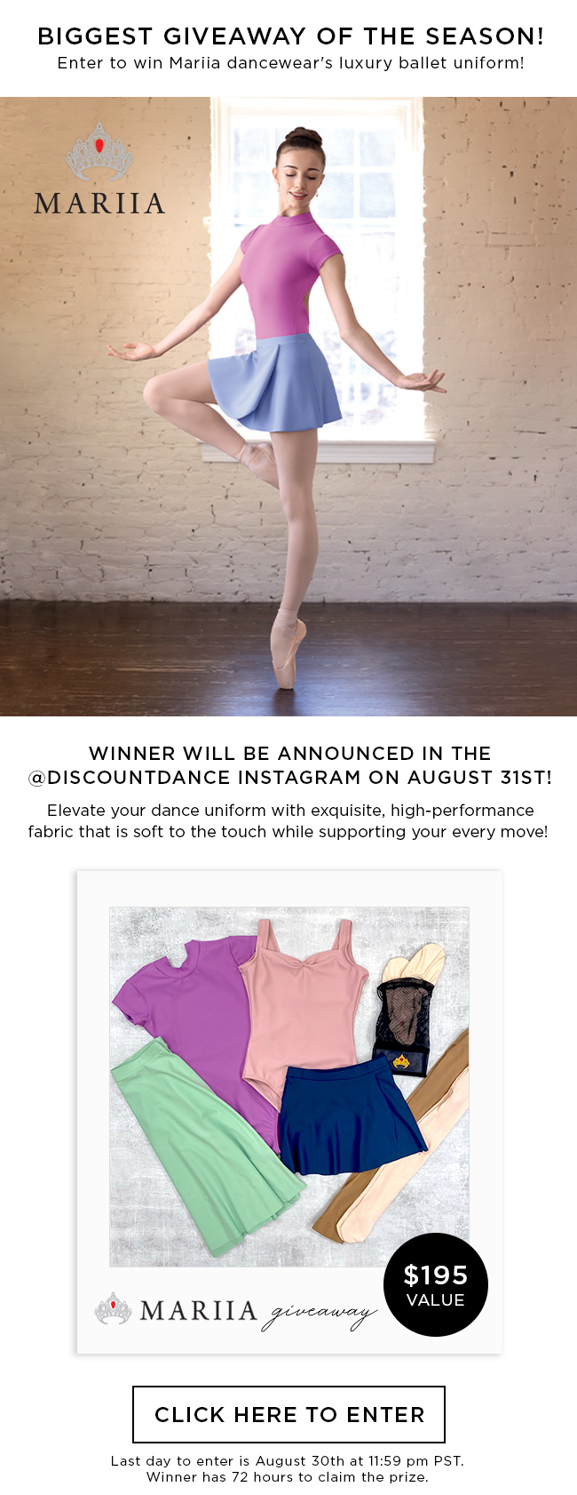 WIN 200 worth of luxury dancewear!