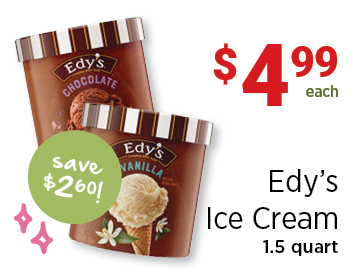 Edy's Ice Cream $4.99