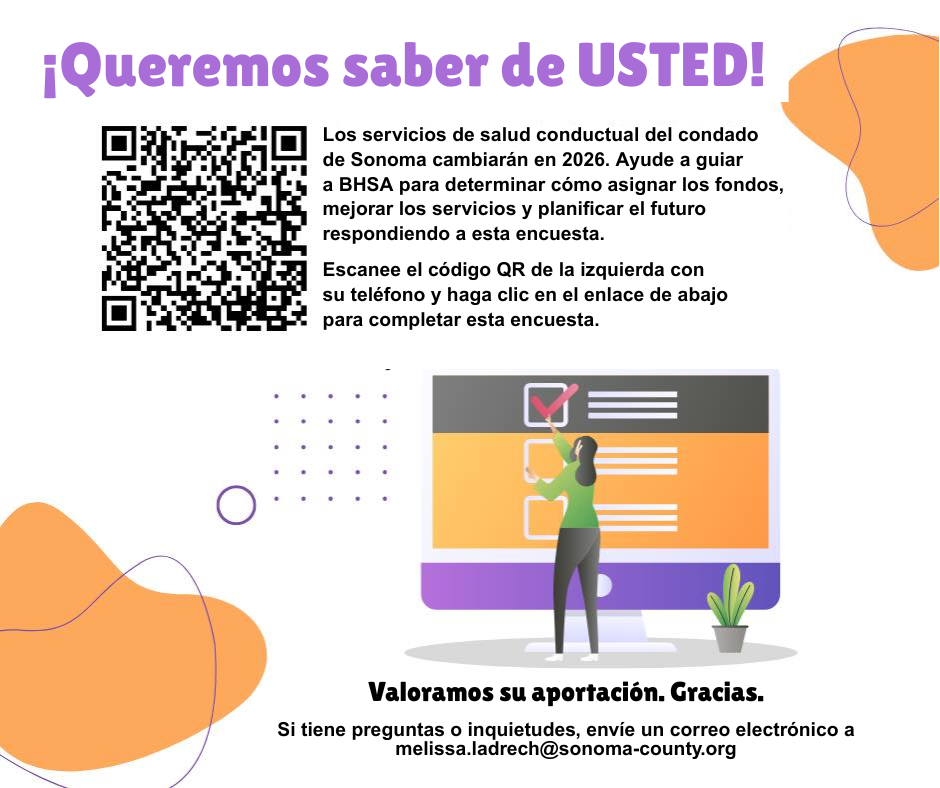 Código QR y elemento gráfico de una mujer delante de una gran lista de comprobación.