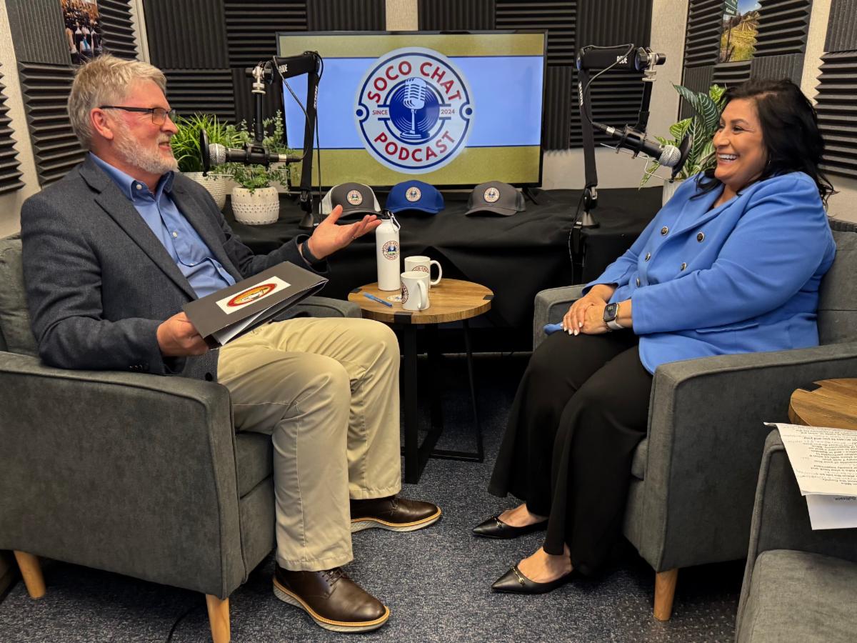 Supervisor Rebecca Hermosillo appears on SoCo Chat.