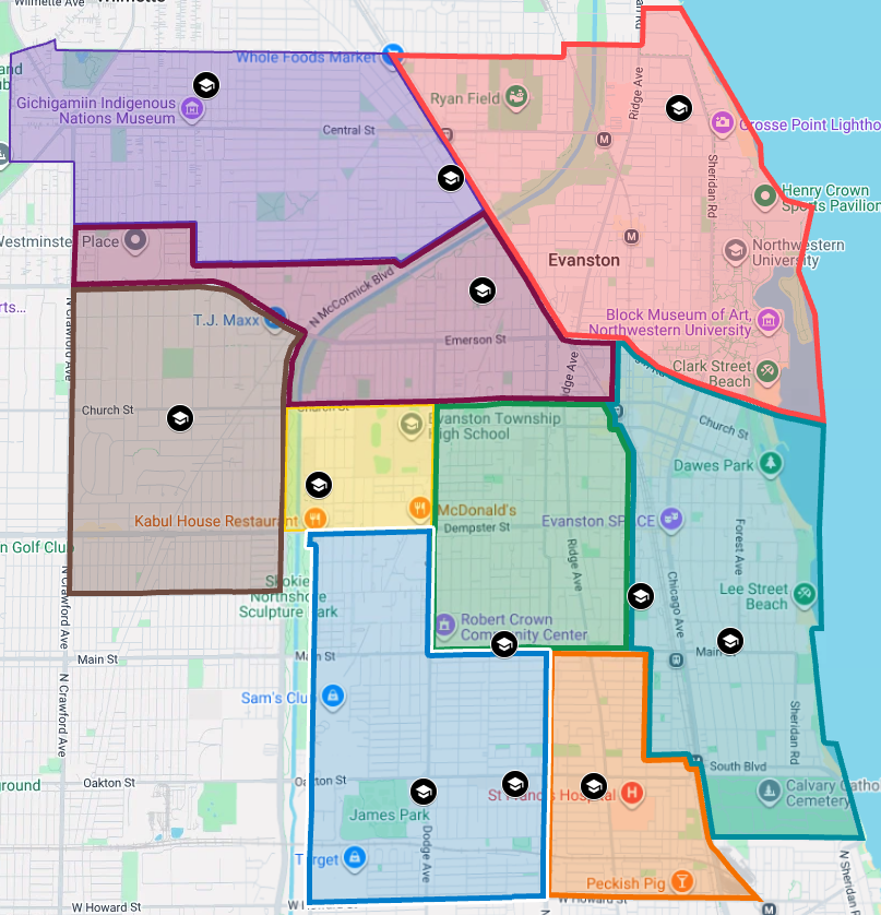 2027-2028 Proposed Attendance Boundary Map