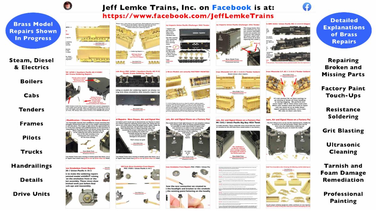 Brass Model Train Repairs by Jeff Lemke Trains, Inc. on Facebook ...