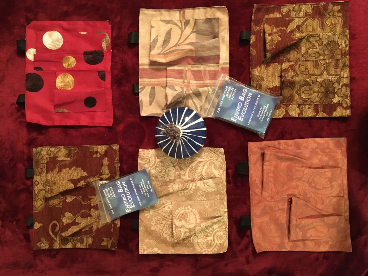 Photo showing several of Julie Melanie's products