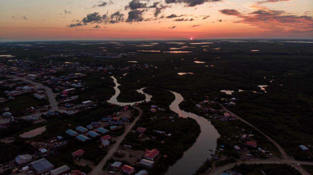 Ariel view of Bethel AK