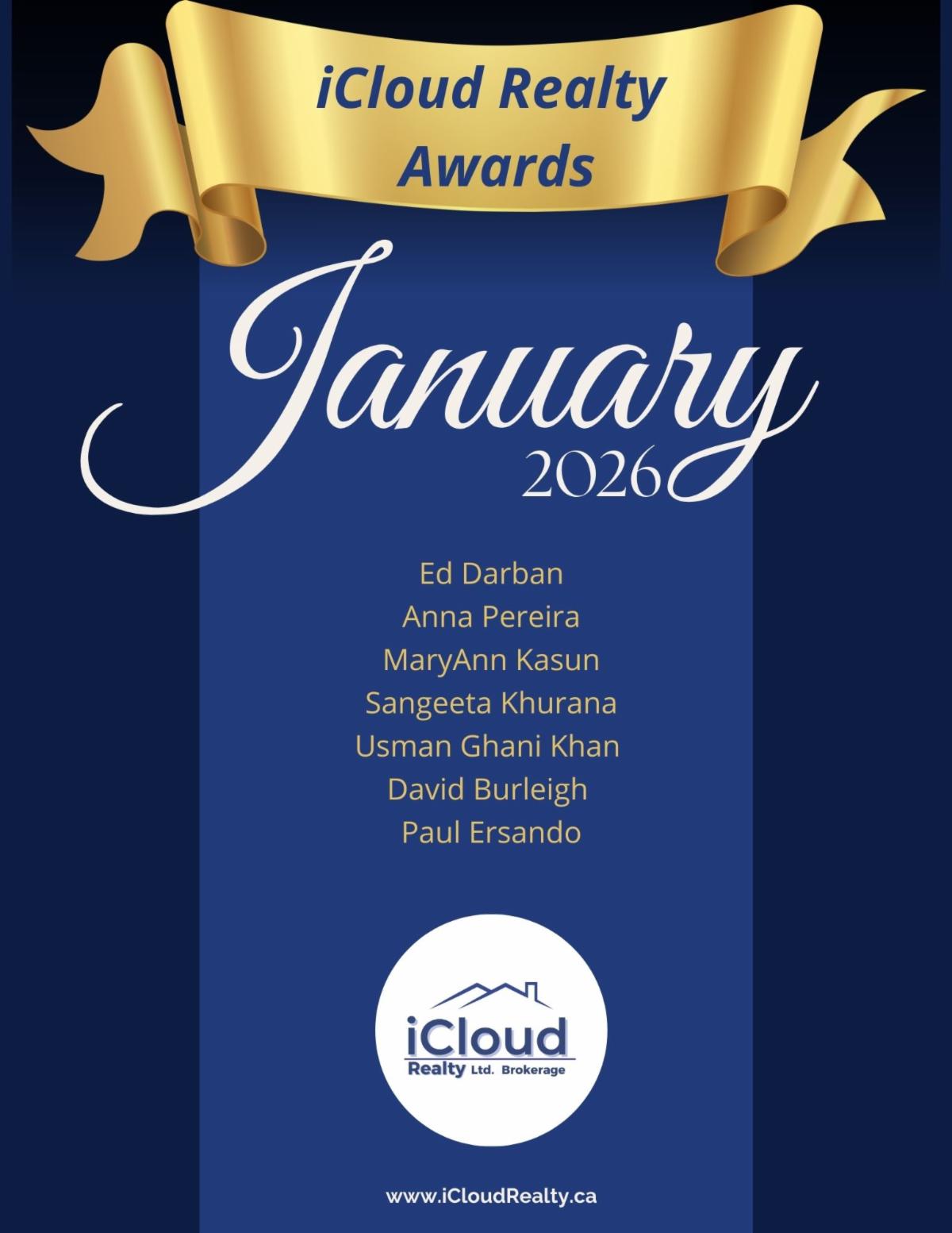 Congratulations to our January & February Award Winners!