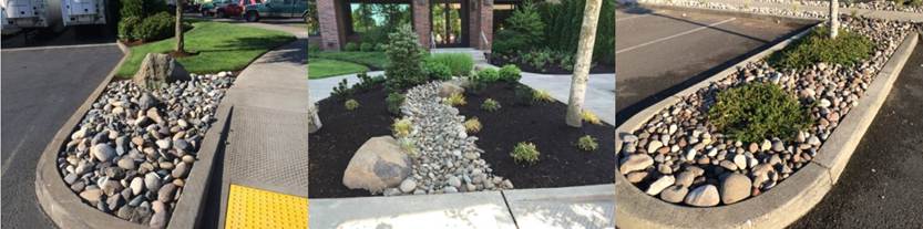 Rock Landscaping Example 2