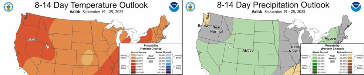 Extended summer weather patterns