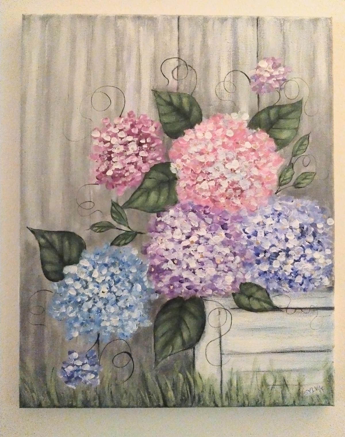 Free painting giveaway landing page