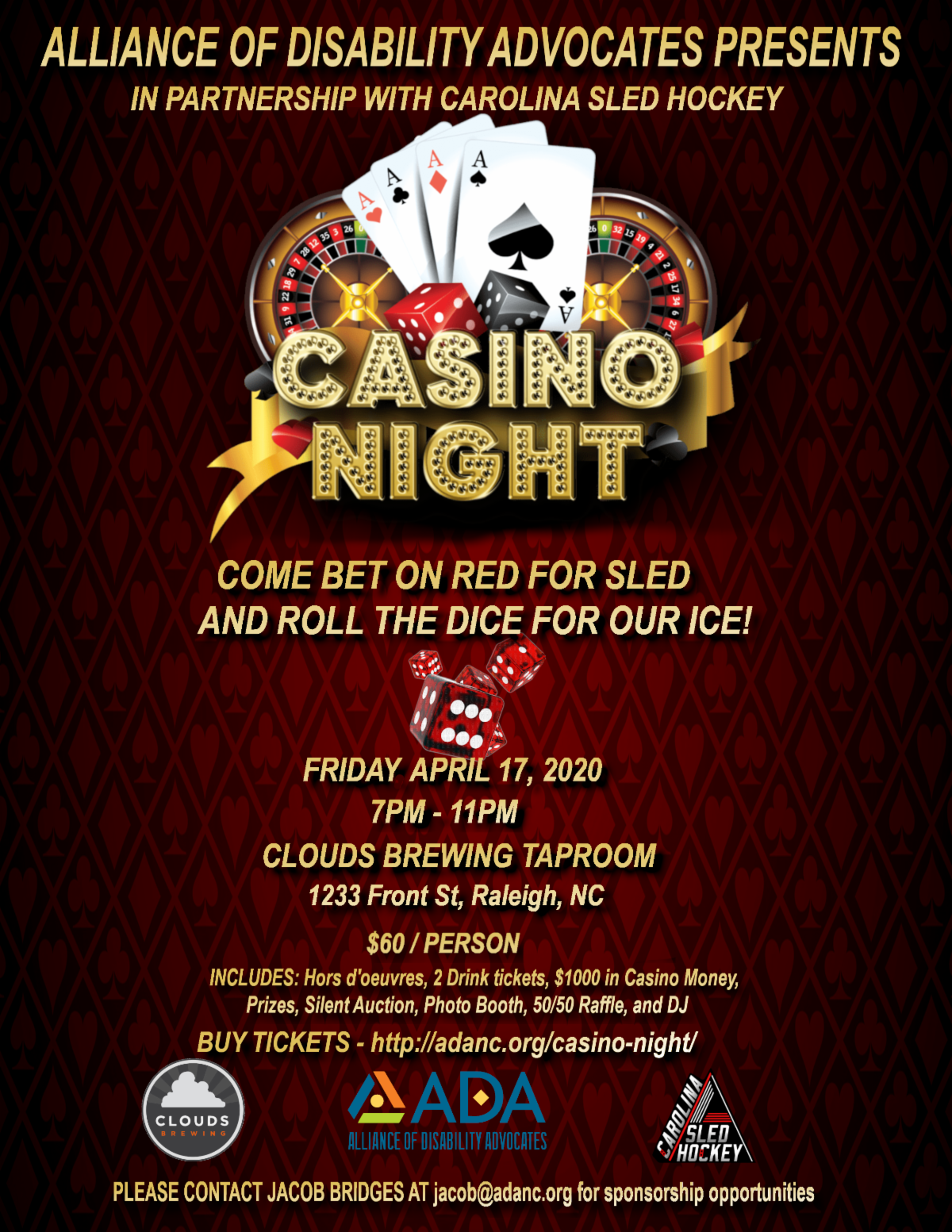Casino night flyer