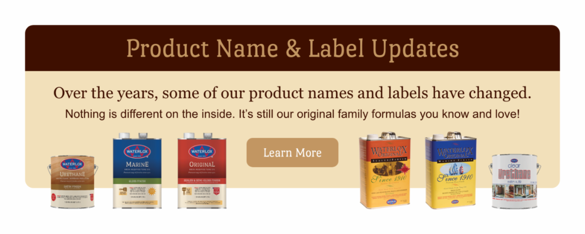 Product name and label changes