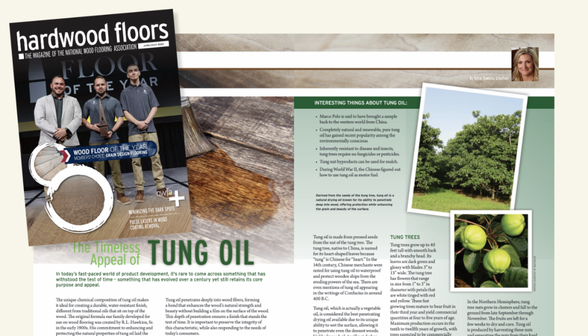 Waterlox finished floor