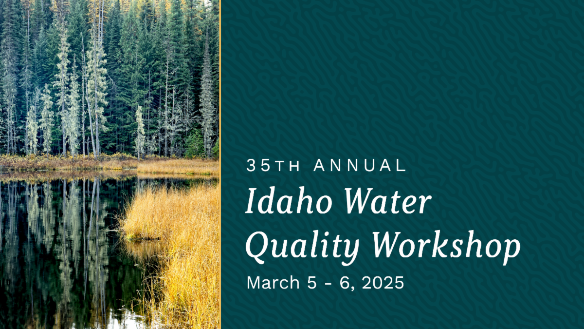 Register Now for the Idaho Water Quality Workshop