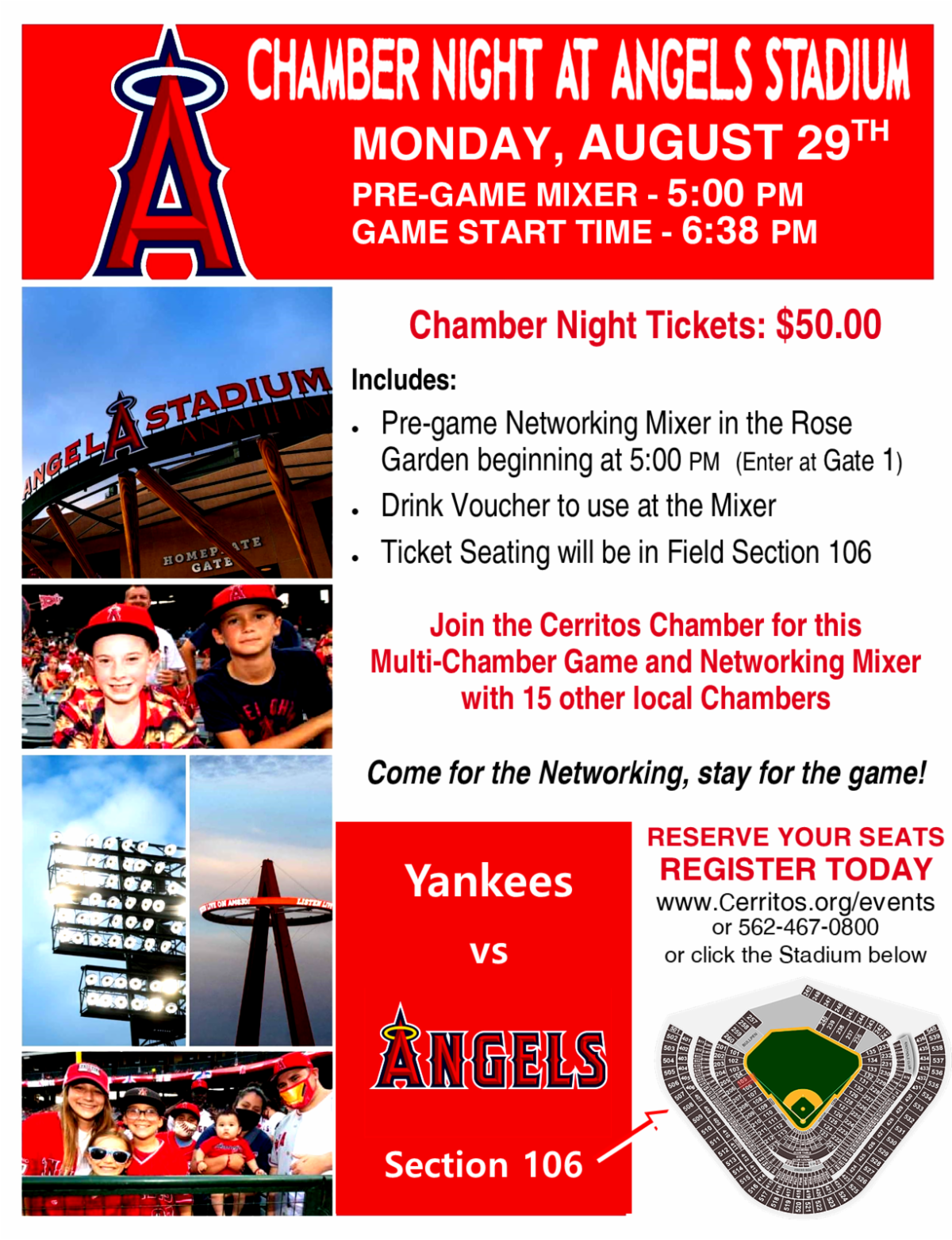 State of the Nation Luncheon and Chamber Night at Angels Stadium