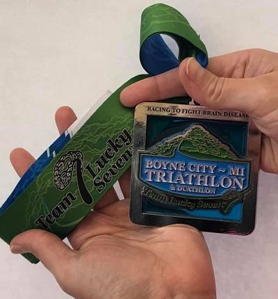Triathlon bling