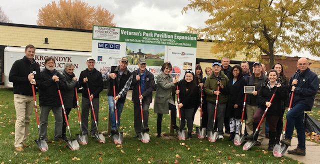 Pavilion groundbreaking