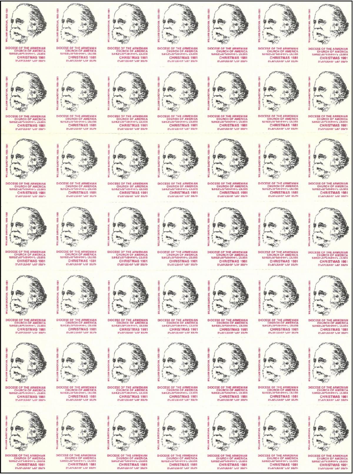 Commemorative Christmas seals, 1981