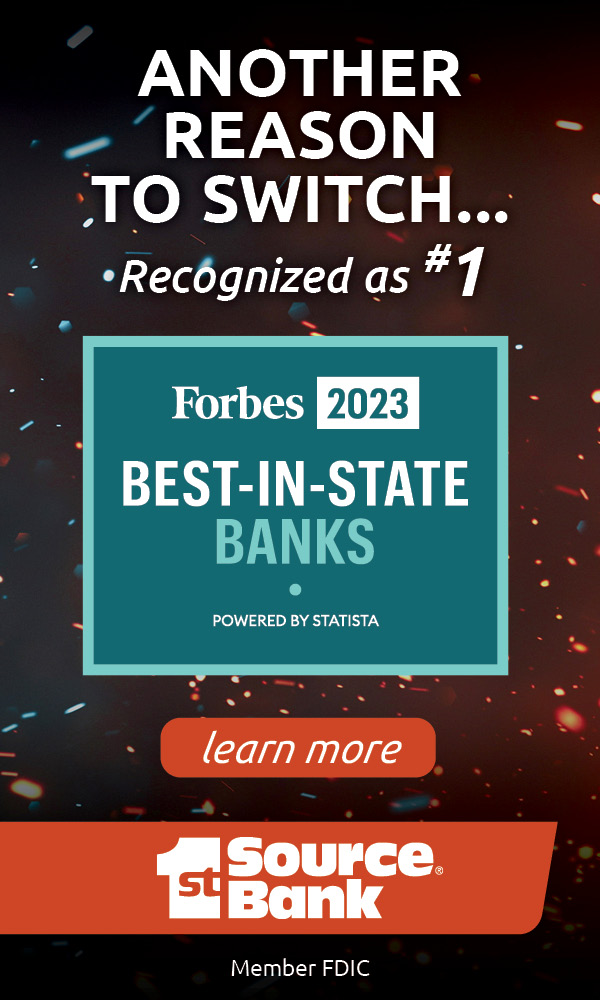 1st Source Bank Takes Top Spot in “Best in State Banks” by Forbes Ranking