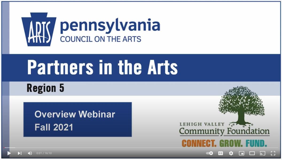 Funding Opportunity LVCF Partners with Pennsylvania Council on the