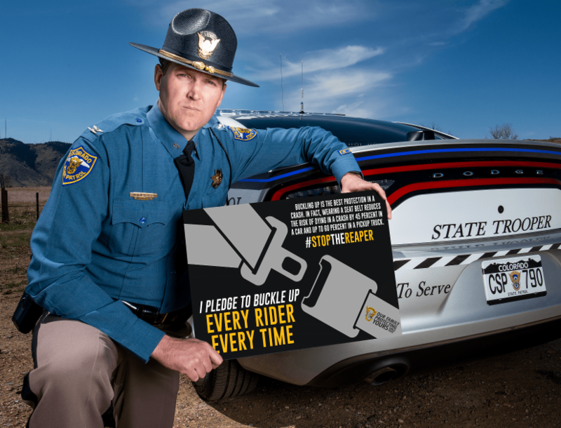 Packard seatbelt campaign NE CO