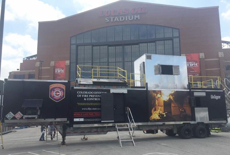 DFPC mobile live fire training unit in Indianapolis