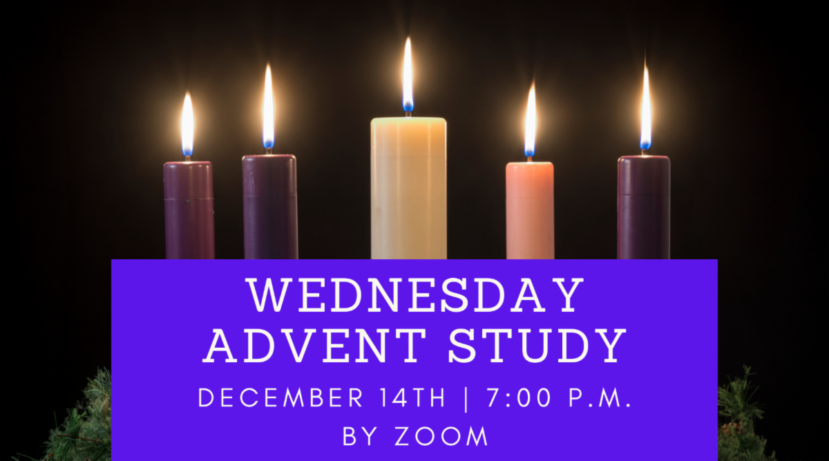 Wednesday Bible Study TONIGHT at 700 p.m. by Zoom
