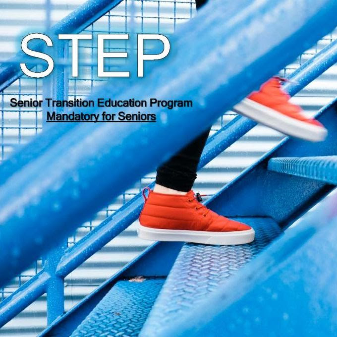 A zoom in of someones walking up blue stairs while wearing bright orange shoes