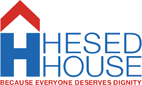 Logo for Hesed House with the subtitle "everyone deserves dignity"