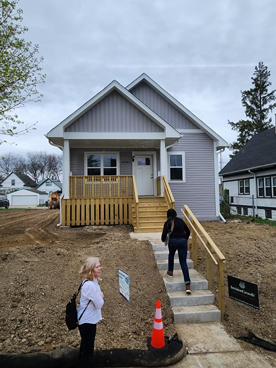Housing Tour as part of Milwaukee's Community Alliance Developent NextGen Bus Tour