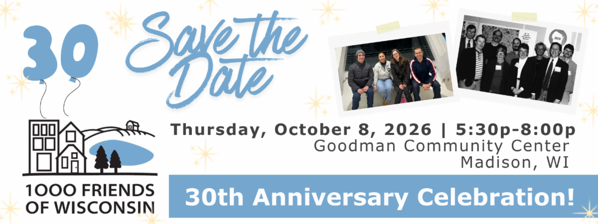 Save the Date: 1000 Friends 30th Anniversary Celebration on October 8, 2026
