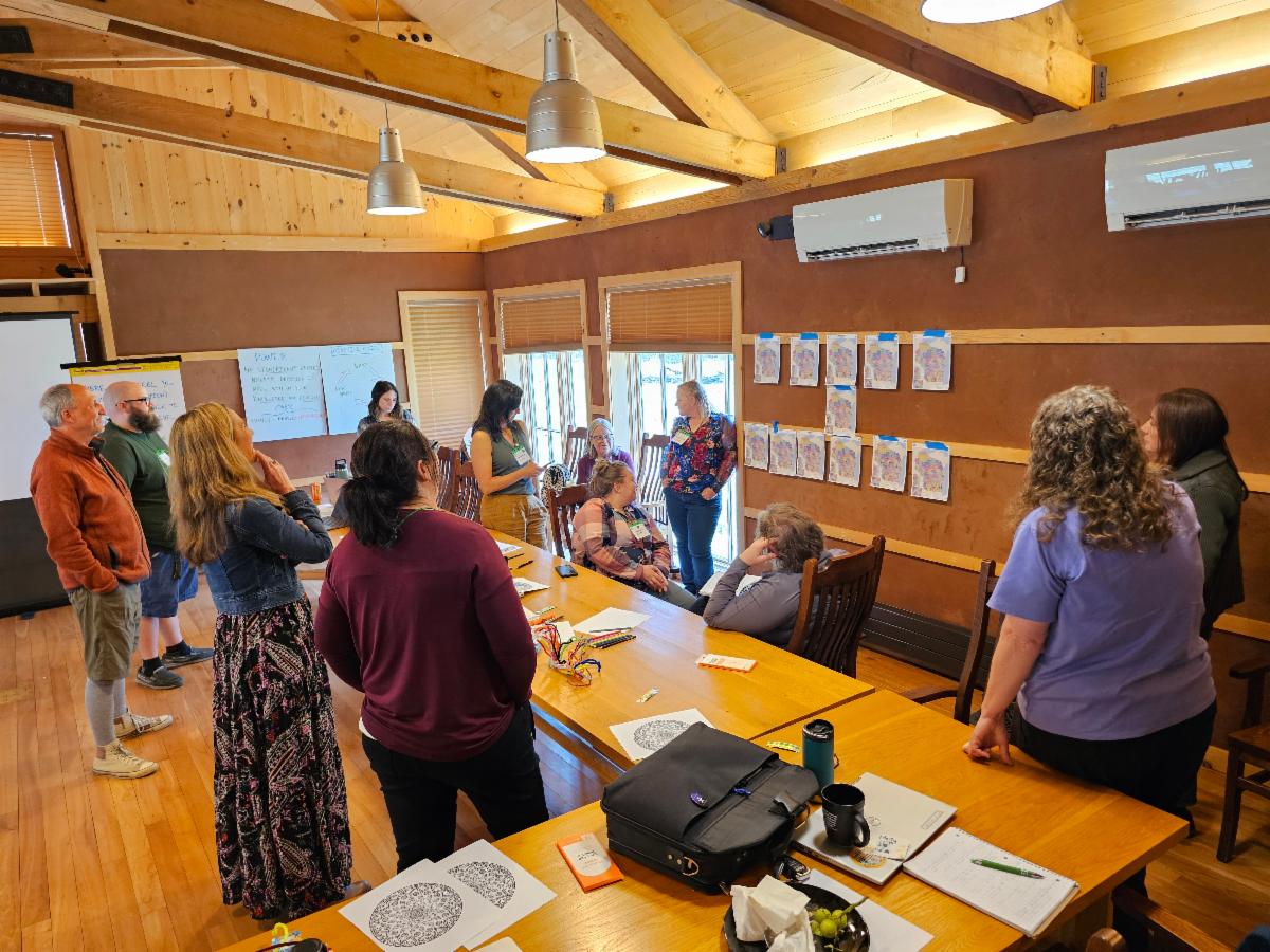 Wisconsin Climate Gathering Participants collaborate on ideas together