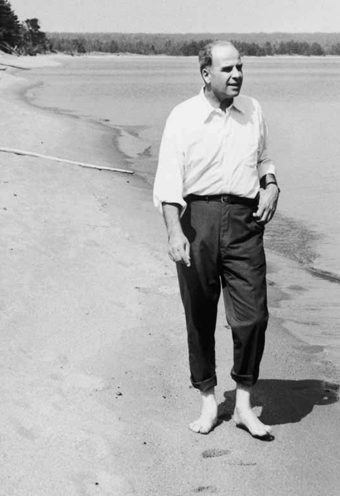Gaylord Nelson pictured at Apostle Island National Lakeshore