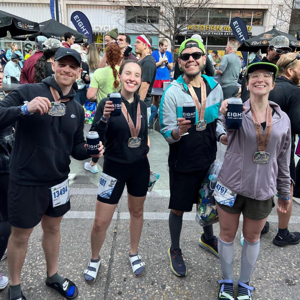 Next week is Global Running Day with EIGHT Elite Light Lager The