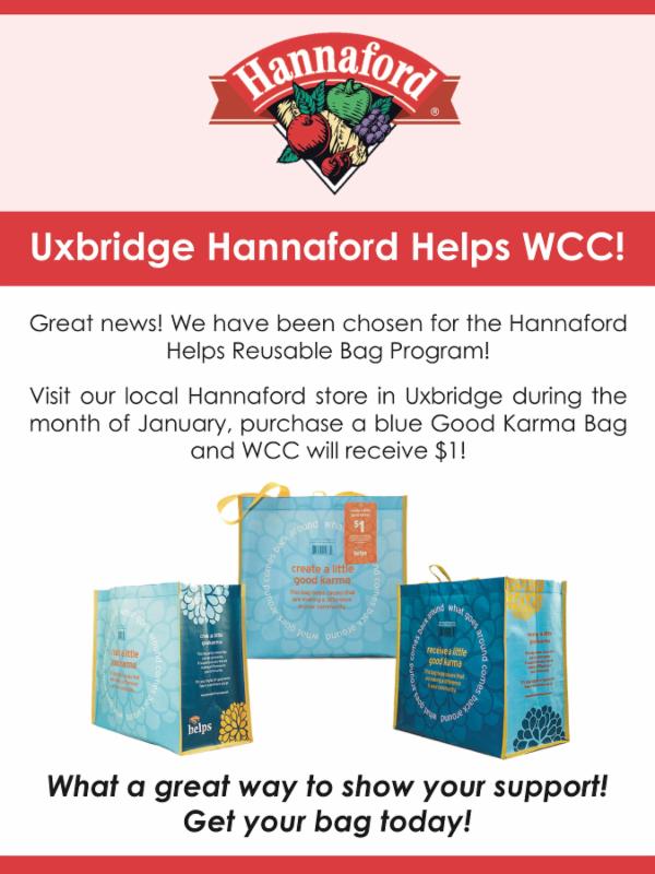 Uxbridge Hannaford Helps WCC!