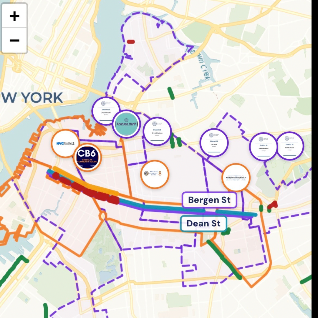 Bergen and Dean bike boulevard