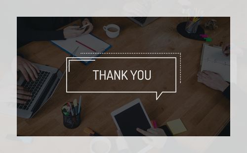 BUSINESS TEAMWORK WORKING OFFICE BRAINSTORMING THANK YOU CONCEPT