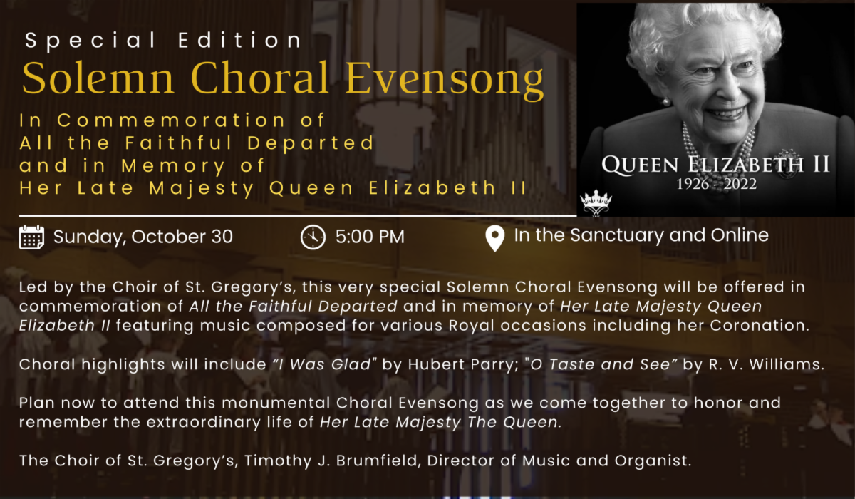 Join St. Gregory's This Weekend ECW Fall Bazaar, Special Edition